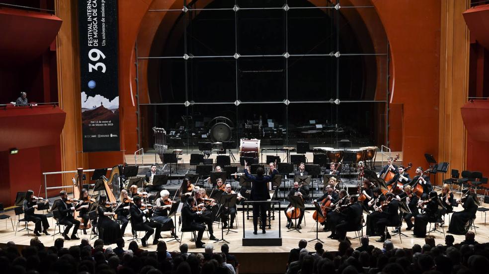Concierto de la Orquesta de Kiev en el Festival de Música de Canarias.