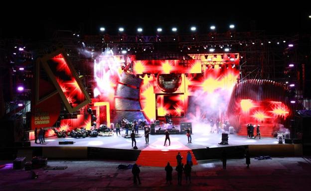 Últimos ensayos antes de que arranque el carnaval de Studio54