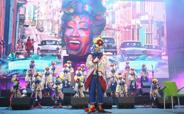 Las murgas infantiles se lucen en Arrecife