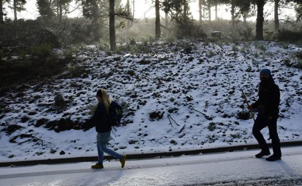 La Vega de San Mateo tirita de frío: marca la temperatura más baja de Gran Canaria