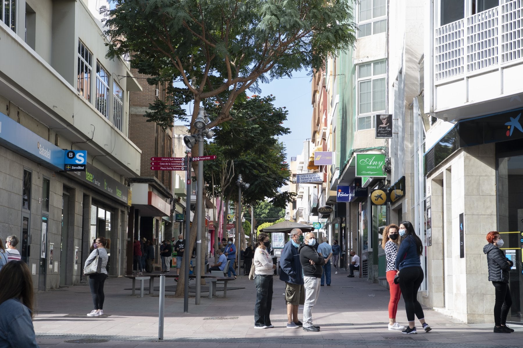 La zona comercial abierta de Telde analiza la renovación de su Plan Director