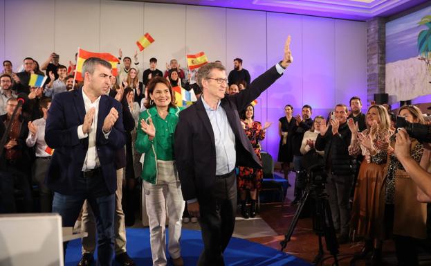 Feijóo ve al PP como alternativa de Gobierno porque «España está cansada de Sánchez»