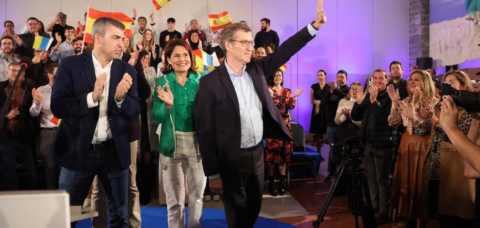 Feijóo sees the PP as a government alternative because "Spain is tired of Sánchez"