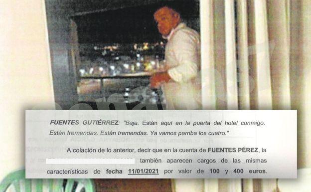 Taishet: «Están en la puerta del hotel conmigo. Están tremendas. Ya vamos p'arriba»