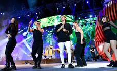 Carlos Baute hace bailar al parque Santa Catalina