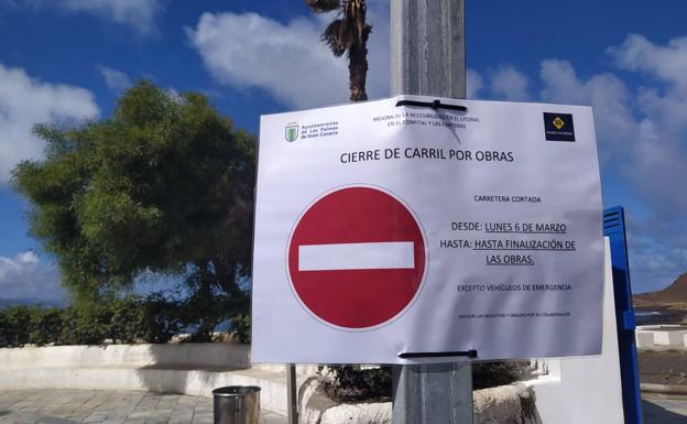 Los trabajos de mejora de los accesos a la playa del Confital arrancan el lunes