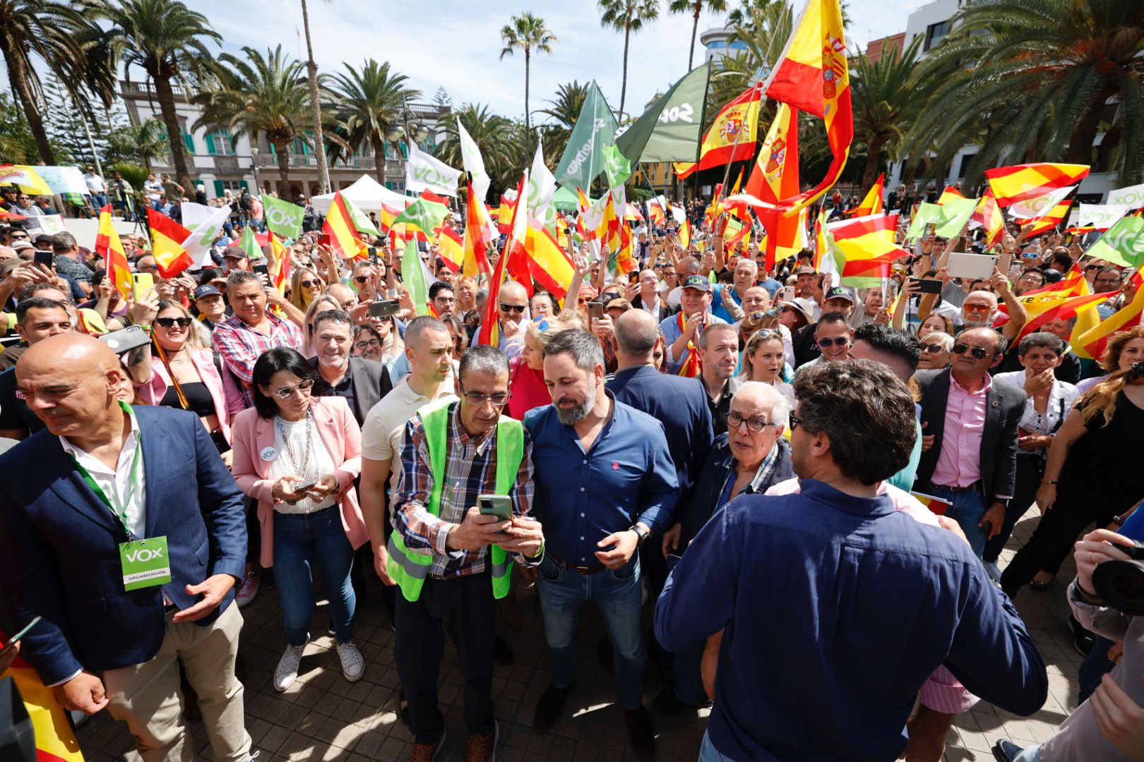 Abascal y su campaña 'España decide', en Las Palmas de Gran Canaria