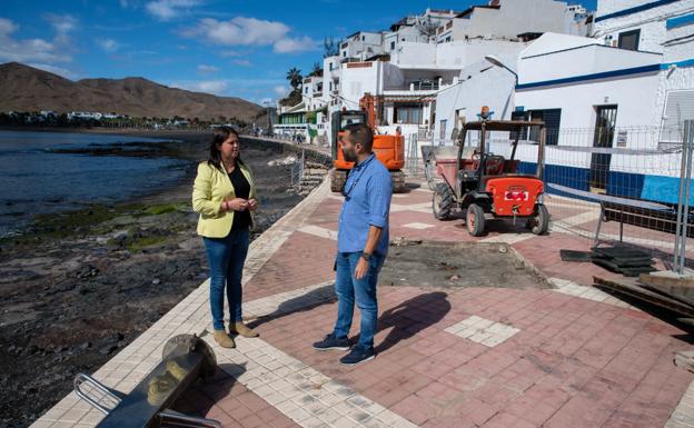 La avenida de Las Playitas estrenará pavimento y zonas de sombra en verano