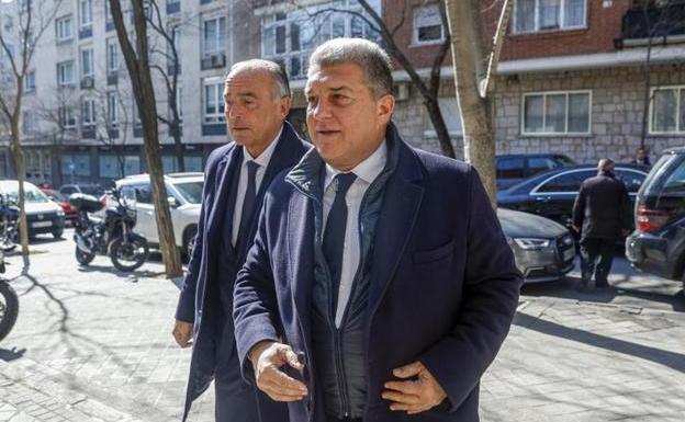 Laporta: «El Barça nunca ha comprado árbitros»