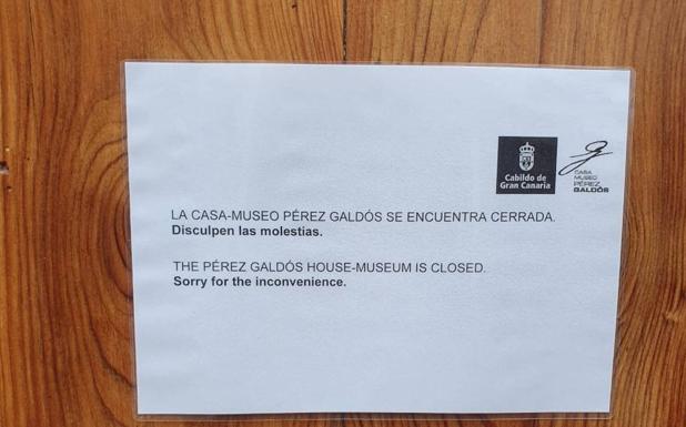 La Casa-Museo Pérez Galdós vuelve a abrir por las tardes y los fines de semana
