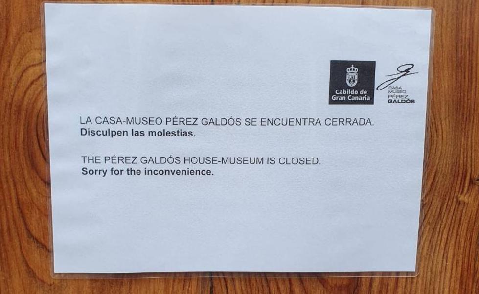 La Casa-Museo Pérez Galdós vuelve a abrir por las tardes y los fines de semana
