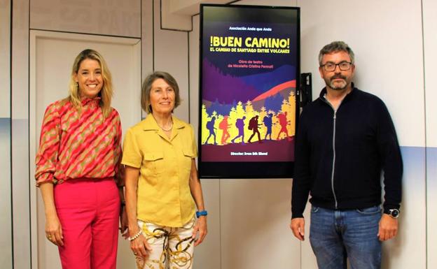Una obra de teatro en movimiento lleva el Camino de Santiago a Las Canteras