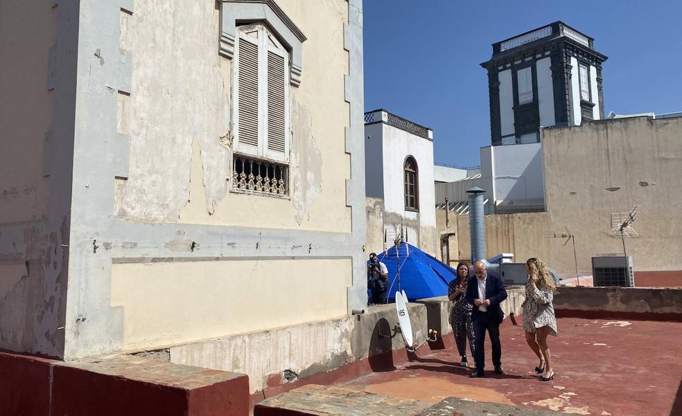 El Cabildo ultima contactos para que la manzana entera de Las Ranas sea para la biblioteca insular