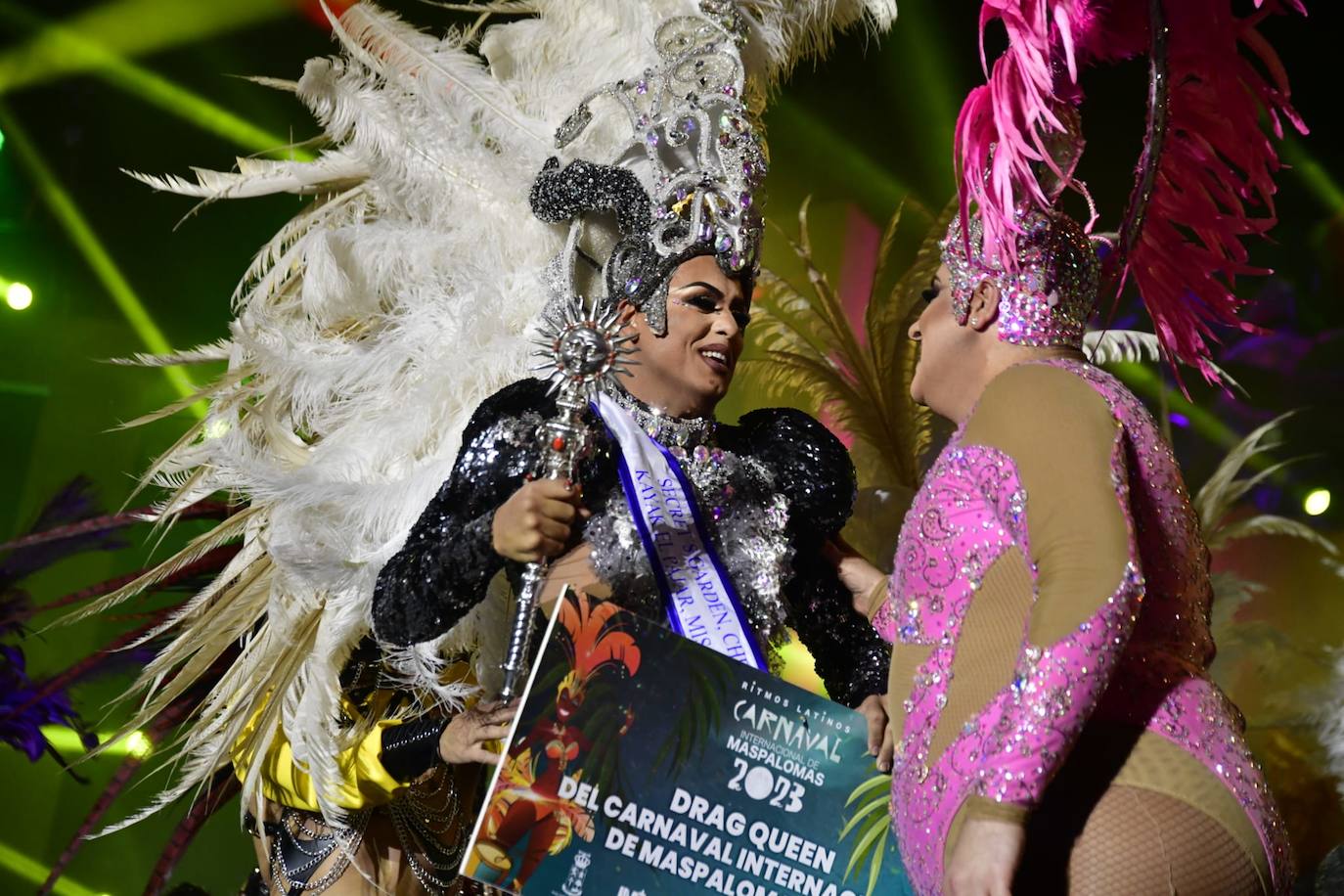 La gala drag del Carnaval Internacional de Maspalomas llena el Yumbo