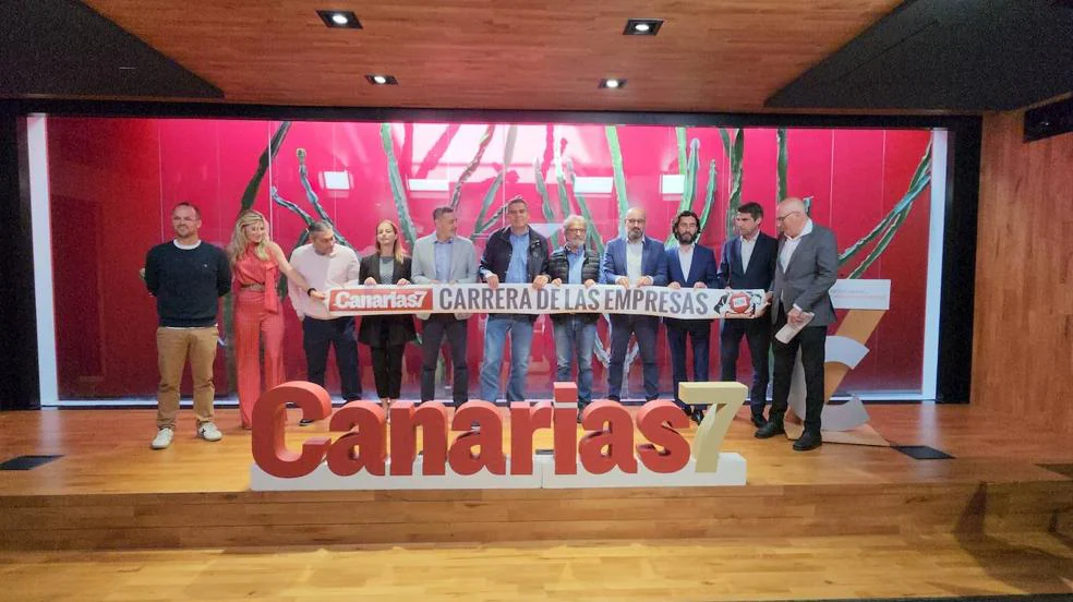 Presentación de la Canarias7 carrera de las empresas